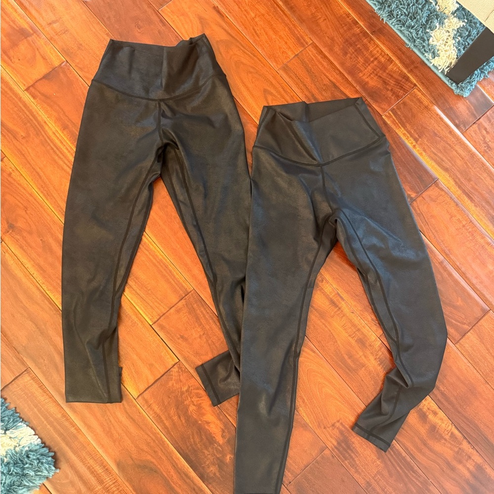 Colorfulkoala Faux Leatber Leggings